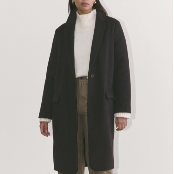 Everlane The Topcoat — Black — XS — NWT - Picture 2 of 8